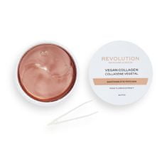 Revolution Skincare Nyugtató szempárna Rose Gold Vegan Collagen (Soothing Eye Patches) 60 db