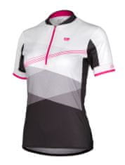 Etape Liv női kerékpáros mez, L, fehér/rózsaszín