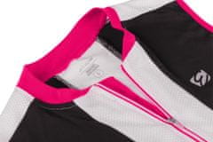 Etape Pretty női kerékpáros mez, XL, fekete/rózsaszín