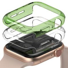 RINGKE Ringke Slim Watch Case 2x védőtok Apple Watch 4 40mm/Watch 5 40mm/Watch 6 40mm/Watch SE órához KP14171 zöld
