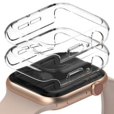 RINGKE Ringke Slim Watch Case 2x védőtok Apple Watch 4 40mm/Watch 5 40mm/Watch 6 40mm/Watch SE órához KP14173 átlátszó