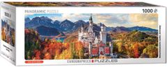 EuroGraphics Panoráma puzzle Neuschwanstein kastély, Németország 1000 db