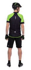 Etape Freedom férfi kerékpáros nadrág, fekete/zöld, M