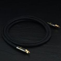 MG Fiber Toslink audio optikai kábel SPDIF 5m, fekete