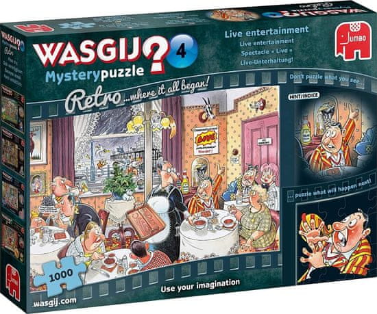 Jumbo WASGIJ Mystery 4 Puzzle: Élő előadás 1000 darab