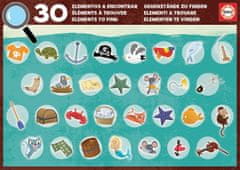 EDUCA Nyomozó puzzle Kalózhajó 50 darab