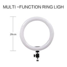 MG Selfie Ring LED körfény 10.2'' + állvány 1.6m, fekete