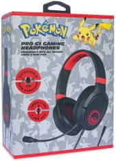 OTL Tehnologies PRO G1 Pokémon Poké ball Black/Red játék headset