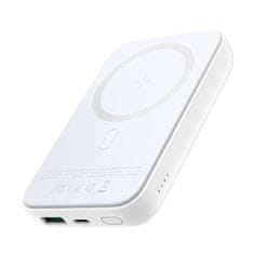 Joyroom JR-W020 MagSafe Power Bank 10000mAh 20W PD QC, fehér