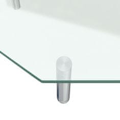 Greatstore átlátszó üveg monitorállvány 45 x 26 x 8,6 cm