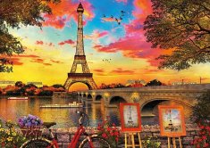 EDUCA  Puzzle Sunset Párizsban 3000 puzzle darabokat