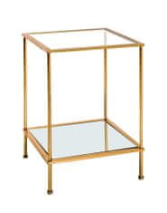 Mørtens Furniture Anite II dohányzóasztal, 55 cm, arany