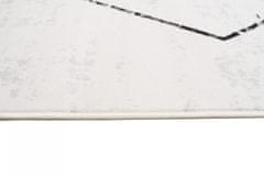 Chemex Koberce Juno Jsou Návrhem 3822A Fekete Krém 140x200 cm