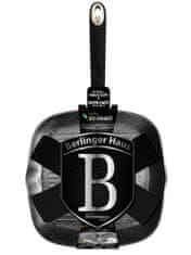 Berlingerhaus Grill serpenyő titán felülettel 28 cm Fekete Professional Line BH-6127