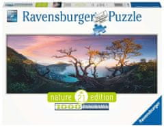 Ravensburger Panoráma puzzle Kénes tó az Ijen-hegyen, Jáva 1000 darab