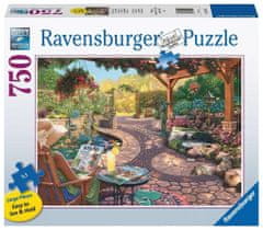 Ravensburger Puzzle Béke egy hangulatos kertben XL 750 db