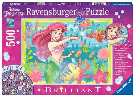 Ravensburger Ariel's Undersea Paradise drágakő puzzle 500 darab