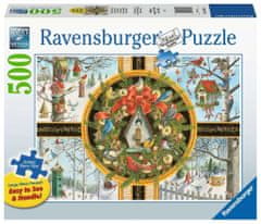 Ravensburger Puzzle karácsonyi énekesmadarak XXL 500 db