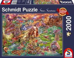 Schmidt Puzzle Sárkány kincs 2000 darab