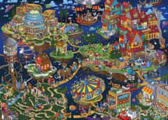 Schmidt Puzzle World fejjel lefelé 1000 darab