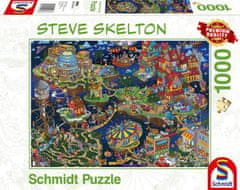 Schmidt Puzzle World fejjel lefelé 1000 darab