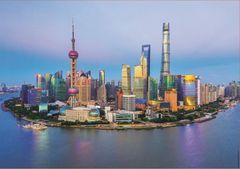 EDUCA Puzzle Shanghai skyline naplementekor 1000 darab