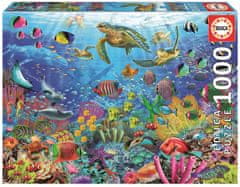 EDUCA Puzzle Teknősök trópusi fantáziában 1000 darab