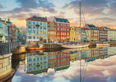 EDUCA Naplemente a koppenhágai kikötőben puzzle 2000 darab