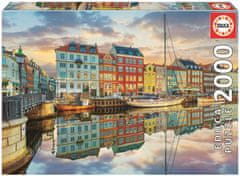 EDUCA Naplemente a koppenhágai kikötőben puzzle 2000 darab