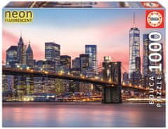 EDUCA Megvilágított puzzle Brooklyn Bridge, New York 1000 darab