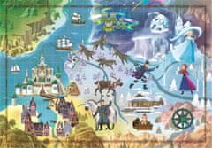 Clementoni Rejtvénytörténet térképek: Ice Kingdom 1000 db