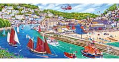 Gibsons Panoráma puzzle Looe Harbour, Cornwall 636 darab