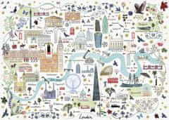 Gibsons London kirakós térképe 1000 darab