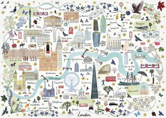 Gibsons London kirakós térképe 1000 darab