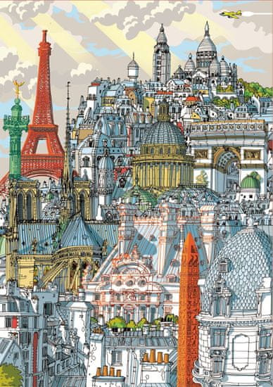 EDUCA  Párizsi rejtvény 1000 puzzle darabokat