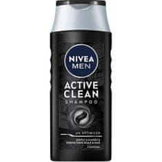 Nivea Sampon férfiaknak aktív szénnel Active Clean 250 ml