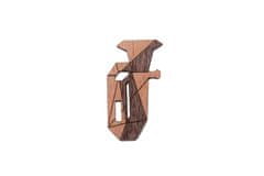 BeWooden fából készült bross Tuba Brooch univerzális