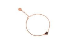 BeWooden női karkötő Rose Bracelet Heart S/M 17-21 cm