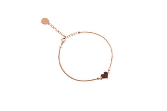 BeWooden női karkötő Rose Bracelet Heart XS/S 14-18 cm