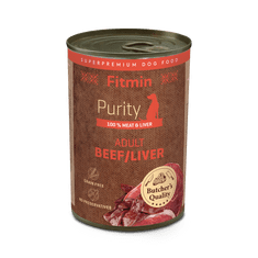 Fitmin Dog Purity tin beef with liver 6x400 g