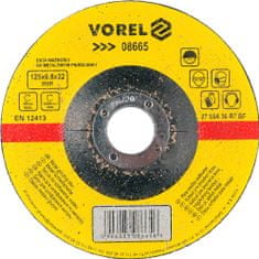 Vorel  Fém kerék 125 x 22 x 6,8 mm konvex csiszolóanyag