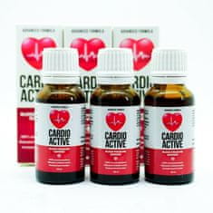 CARDIO ACTIVE Természetes cseppek a vérnyomás szabályozására SET 3 x 20 ml 