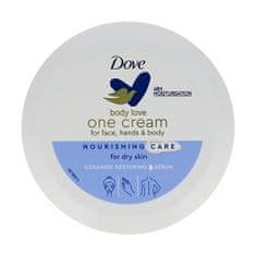 Dove Tápláló arc- és testkrém száraz bőrre Body Love (Nourishing Care) 250 ml