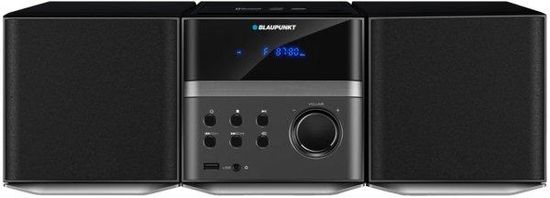 BLAUPUNKT MS7BK Mikrohifi Bluetooth rádió, AUDIO STREAMING, CD, FM, LED kijelző, USB, MP3, LINE-IN, Távirányító