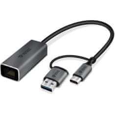 Yenkee USB-C RJ-45 Ethernet-hez, YTC 013