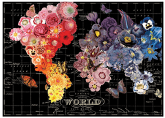 Galison Puzzle Virágzó világtérkép 1000 darab