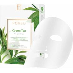 Tisztító maszk vegyes bőrre Green Tea (Purifying Sheet Mask) 3 x 20 g