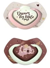Canpol babies Szimmetrikus szilikon cumi készlet Light touch, 6-18m, SLEEPY KOALA, rózsaszín