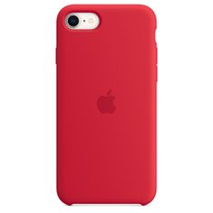 Apple Szilikon védőtok iPhone SE számára MN6H3ZM/A, piros