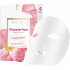 Foreo Hidratáló arcmaszk száraz és fáradt bőrre Bulgarian Rose (Hydrating Sheet Mask) 3 x 20 g